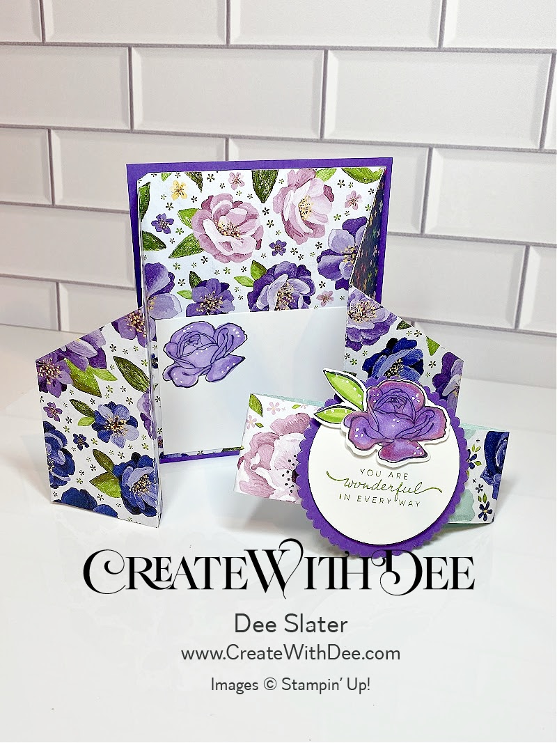 Double Gate Fold Fun Fold Cards Class - 2 Layouts - Dee Slater, Stampin ...