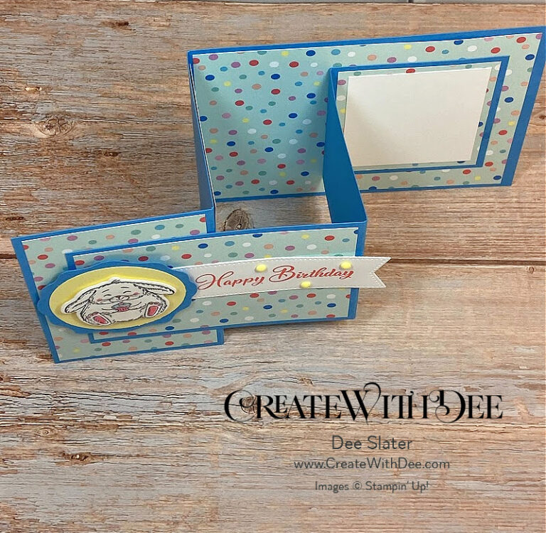 How To Make a Double Z-Fold Fun Fold Card - Dee Slater, Stampin' Up ...